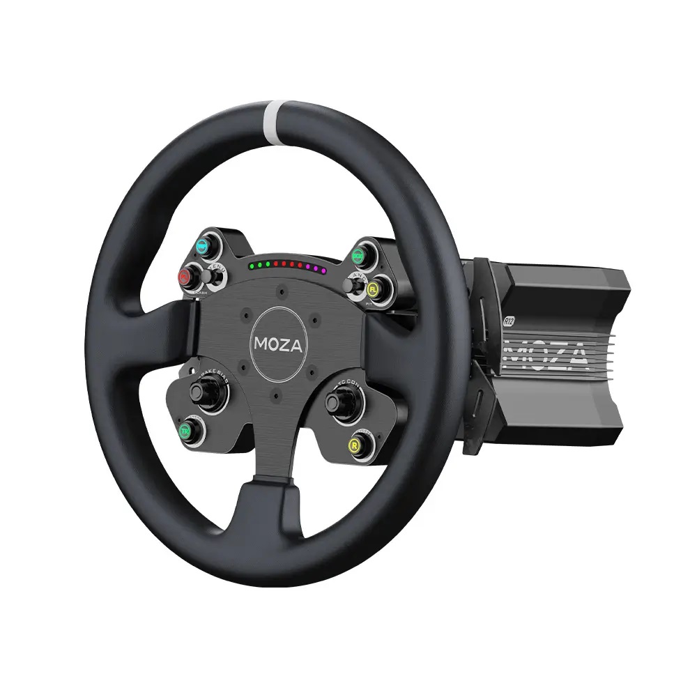 Moza R12 and CS V2P Steering Wheel Bundle